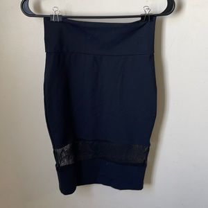 Bebe high waisted midi skirt